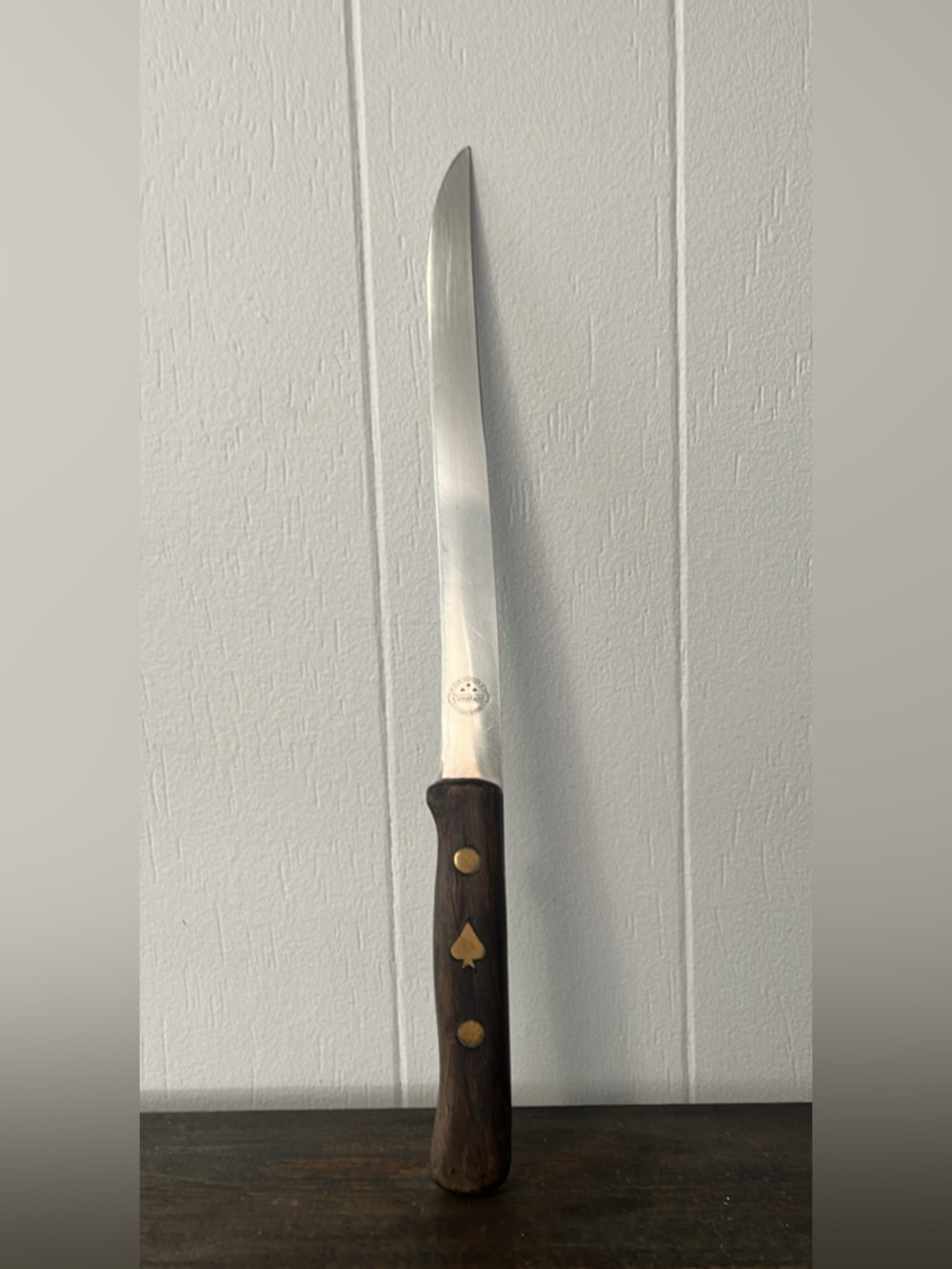13" Vintage Friedr. Herder Solingen Carving Knife - Ace of Spades - “Constant”